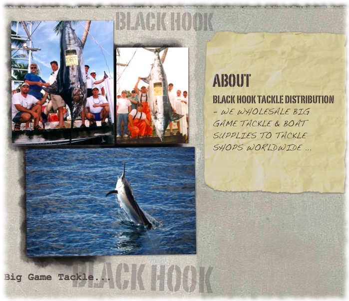 Black Hook Big Game Wholesale Tackle
